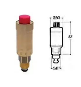 PURGADOR DE AIRE FLEXVENT 3/8" - Distribuidor oficial BAXI